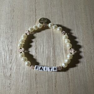 Little Words Project FAITH Beaded Bracelet